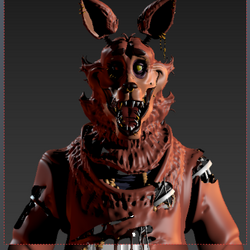 JR's Withered Foxy, [1984-1986], FNAF JR's
