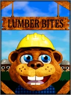 A poster with the caption "LUMBER BITES".