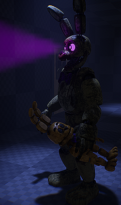 Who is collapsed Fredbear, what fan-game is he from? I stumbled upon this  cool looking reimagining of Fredbear on the FNaF roleplay Wiki and it got  me curious as to what game