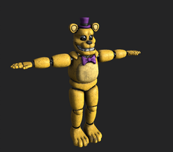 Who is collapsed Fredbear, what fan-game is he from? I stumbled upon this  cool looking reimagining of Fredbear on the FNaF roleplay Wiki and it got  me curious as to what game