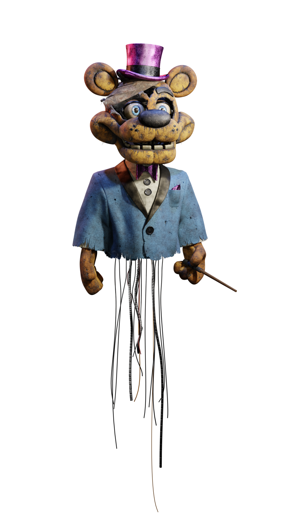 Freddy Bear Animatronic Head Hat