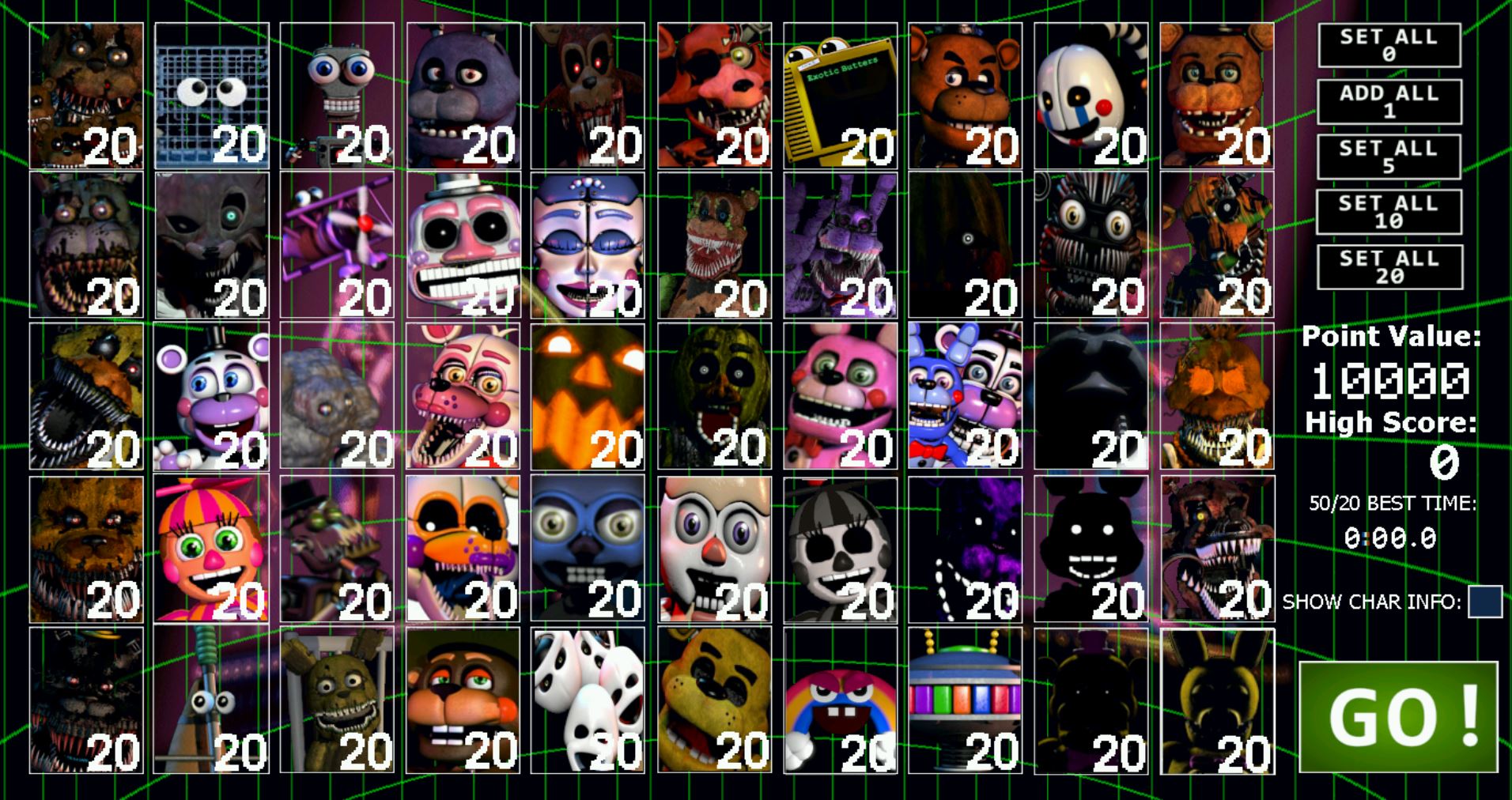 Ultimate Custom Night (2018) Fan Casting for Five Nights at Freddy's  Sorting