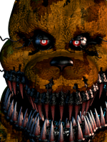 I was mixing the Nightmare Fredbear images with the Nightmare images for  fun when I eventually got this. Seem familiar? : r/fivenightsatfreddys