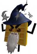 A cameo of Evil Waffle in Food Orb 17 as a wizard form in the Medieval Times period.