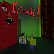 A picture with Spencergamer and DeliciousBakedPie in it, with the words "Friends!" above. This cameo was shown in one of Spencergamer's games, Shadow Apprentice 6.