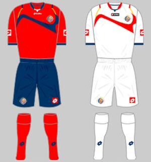 Costa Rica kit (FIFA World Cup 2014)