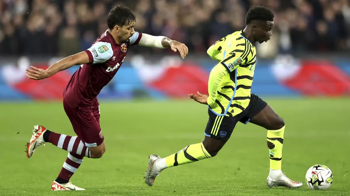 West Ham United v Arsenal (EFL Cup 202324)/Image gallery Football