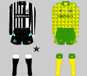Newcastle united FC: ニューカッスル ユニフォーム 90s ニューカッスル 1990 ホーム 半袖 ユニフォーム 復刻モデル
