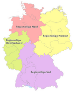 The Regionalligas from 1994 to 2000.