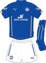 Leicester City 2014-15 Home Kit