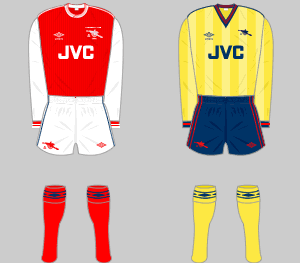 1986 arsenal kit