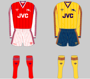 arsenal 1987 kit