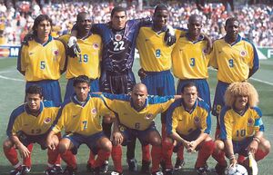 Colombia team france 98.