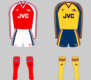 arsenal 1989 kit