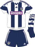 West Bromwich Albion F.C. 2013-14 kit home