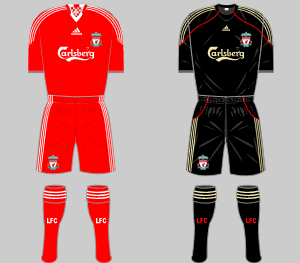 Liverpool - Historical Football Kits