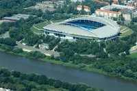 Leipzig von oben Zentralstadion