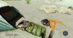 Кастрюля на берегу