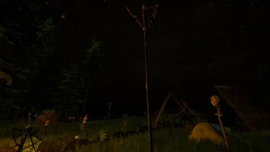 Пугало высокий шест