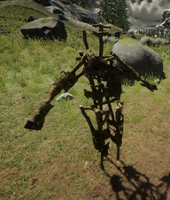 Стеллаж с элементами брони