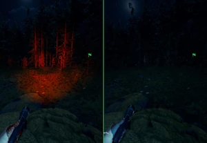 Сравнение яркости фонарей