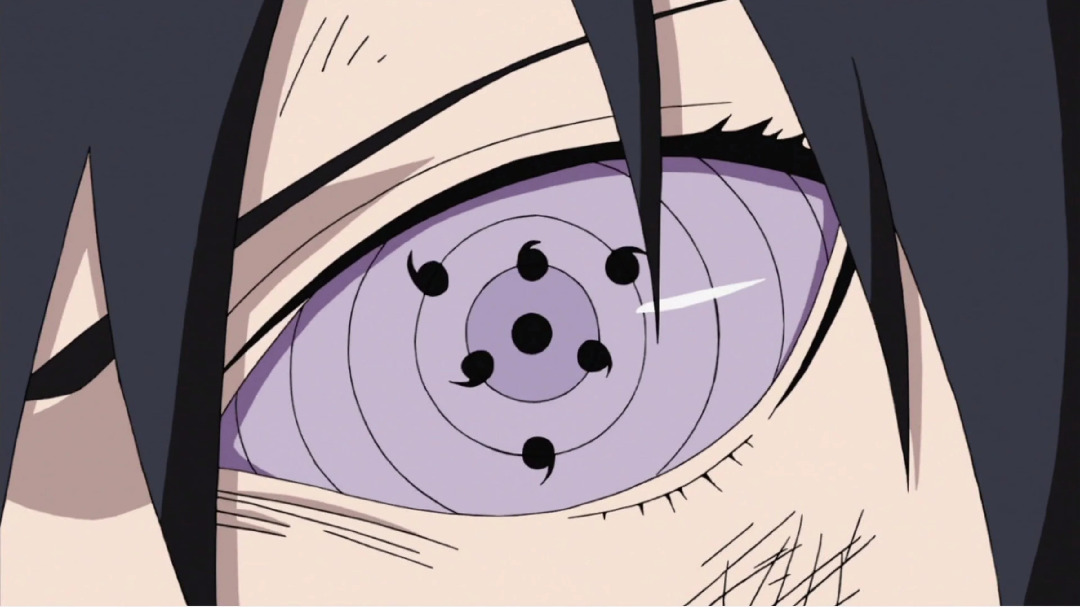 Both Sasuke and Madara's Sharingan awakened/evolved after they