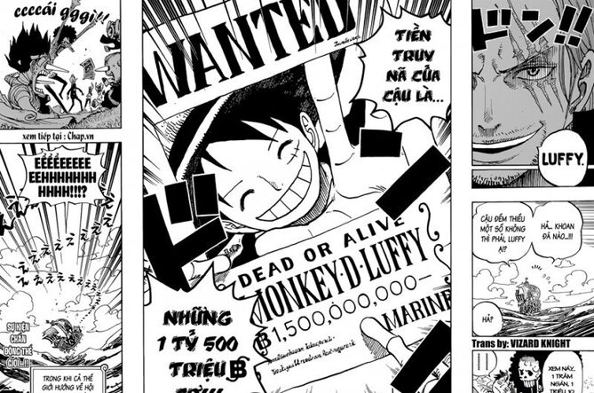 Truy nã Luffy: Hãy theo dõi hành trình đầy mạo hiểm của Luffy trong chuyến đi truy nã để giành được danh hiệu Vua Hải Tặc. Xem ảnh liên quan ngay để khám phá những tình tiết hấp dẫn trong series One Piece.