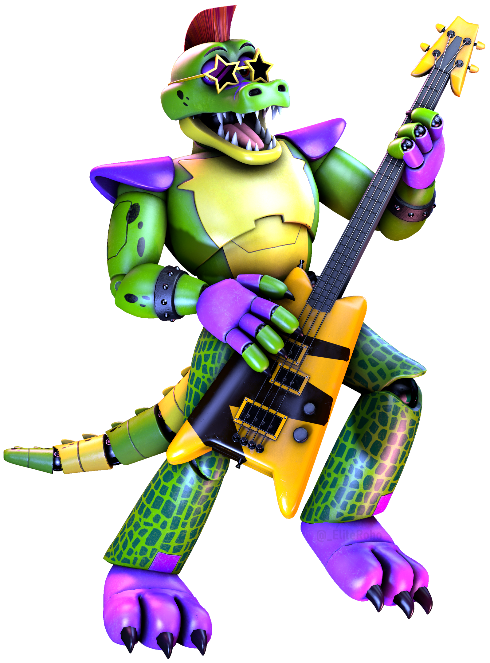 Montgomery Gator | The Glamrock Animatronics Wiki | Fandom