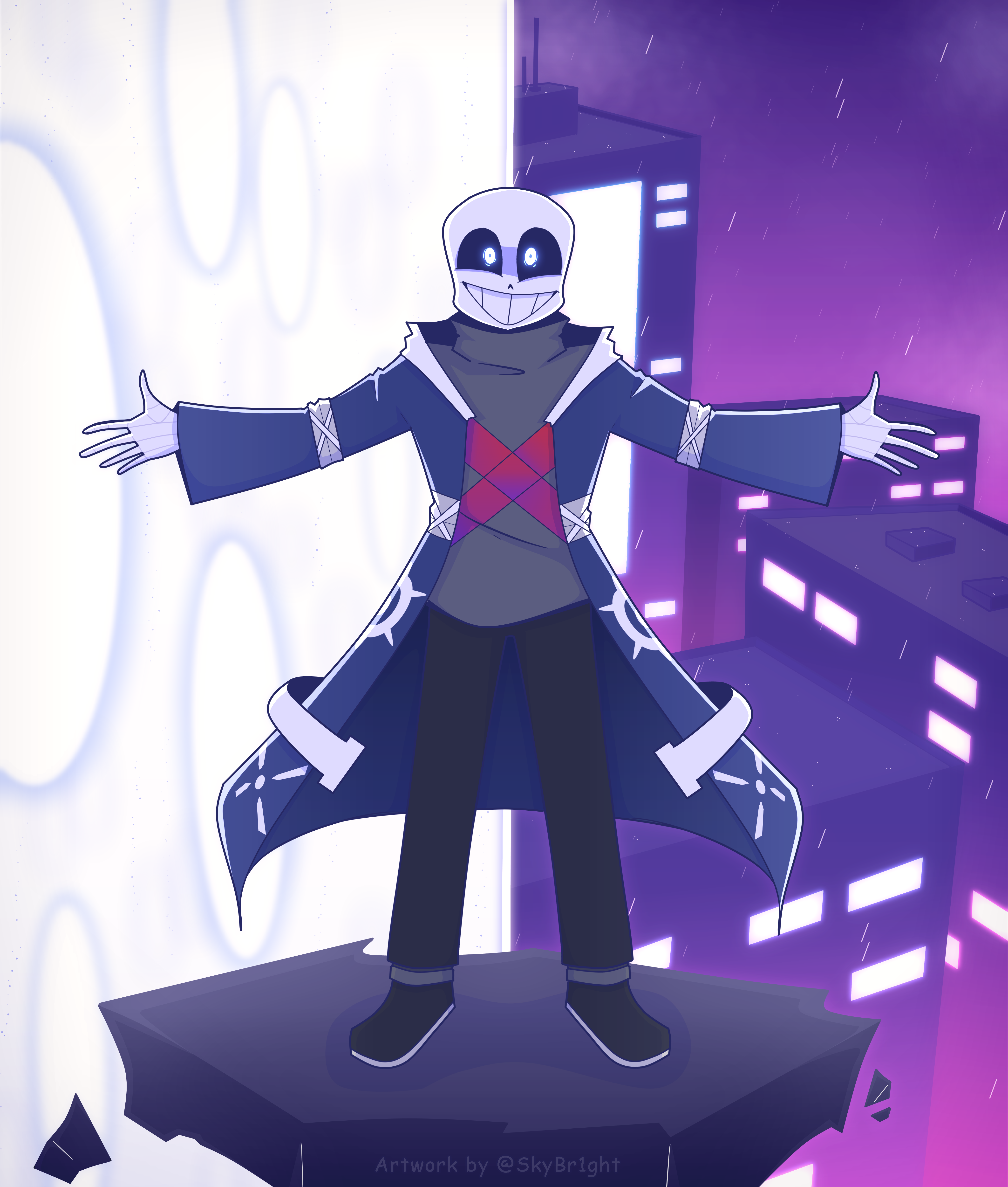 Would it be a stretch to assume this inspired the Sans fight intro