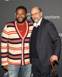Richard Schiff with Anthony Anderson at 2019 ABC Upfronts
