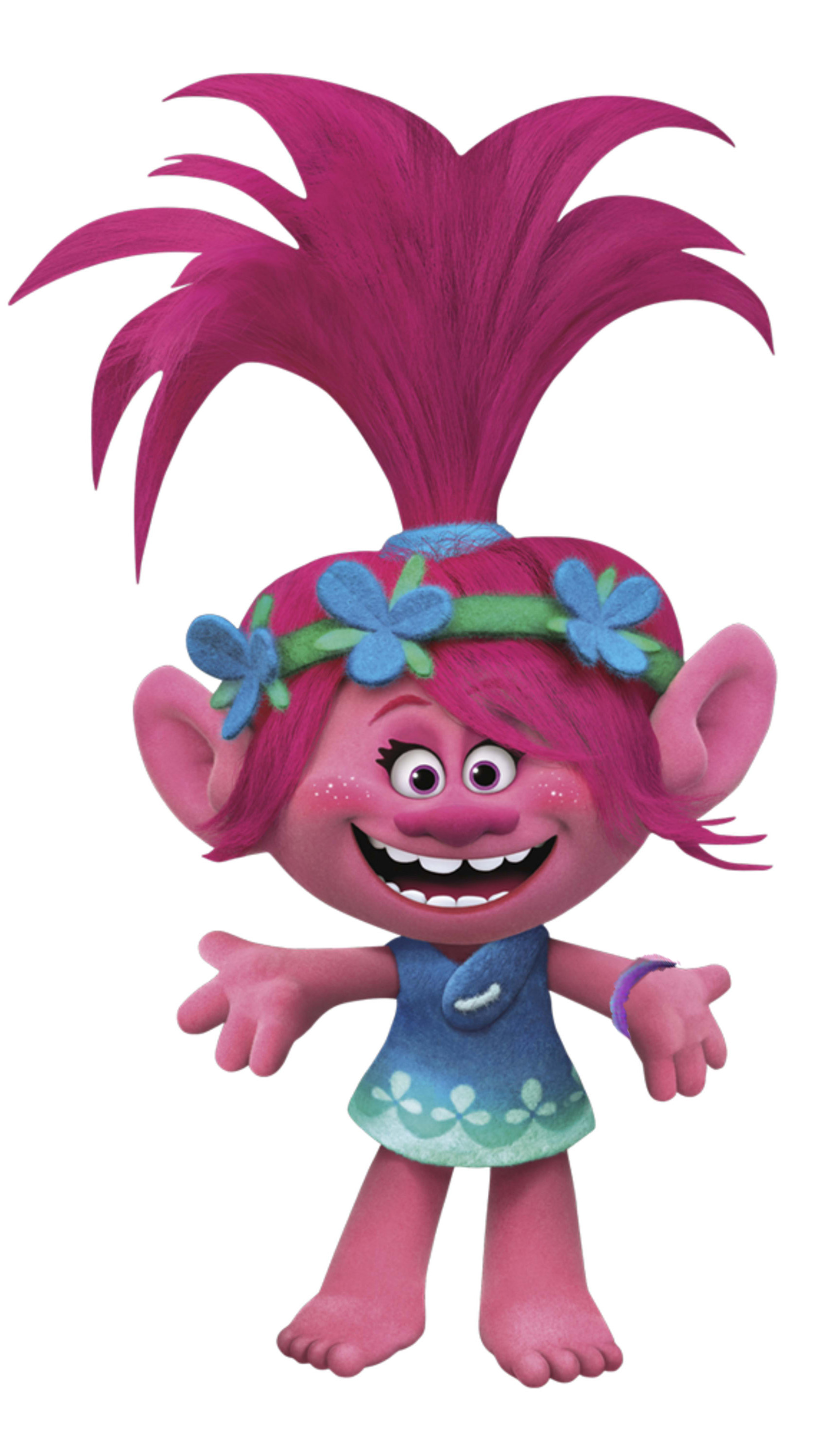 Trolls - Poppy the beautiful and happy princess Troll