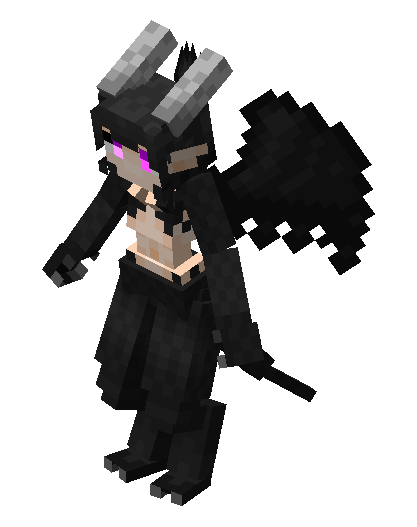 minecraft ender dragon girl skin