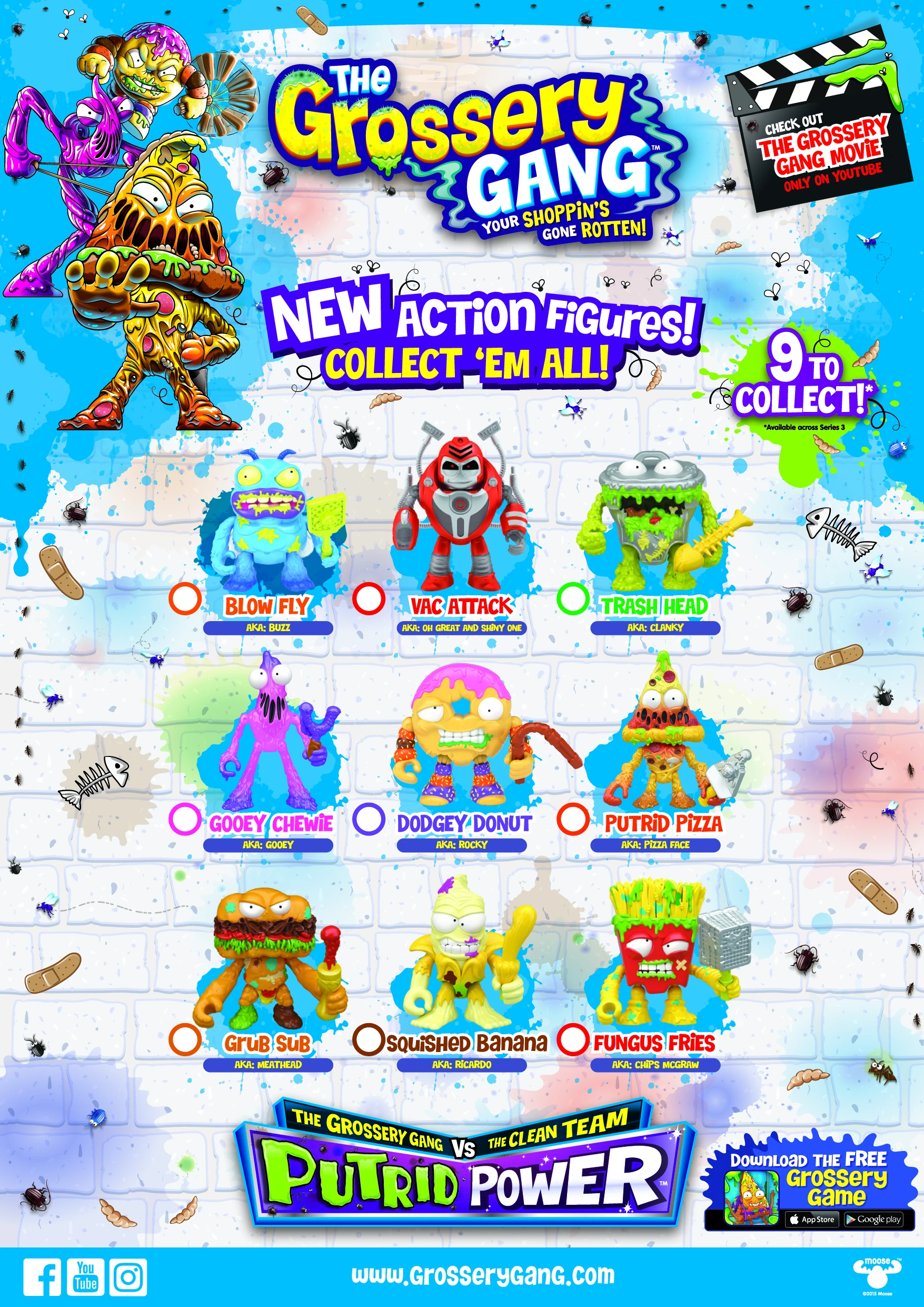 grossery gang series 1 list