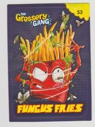 Fungus Fries' sticker card.