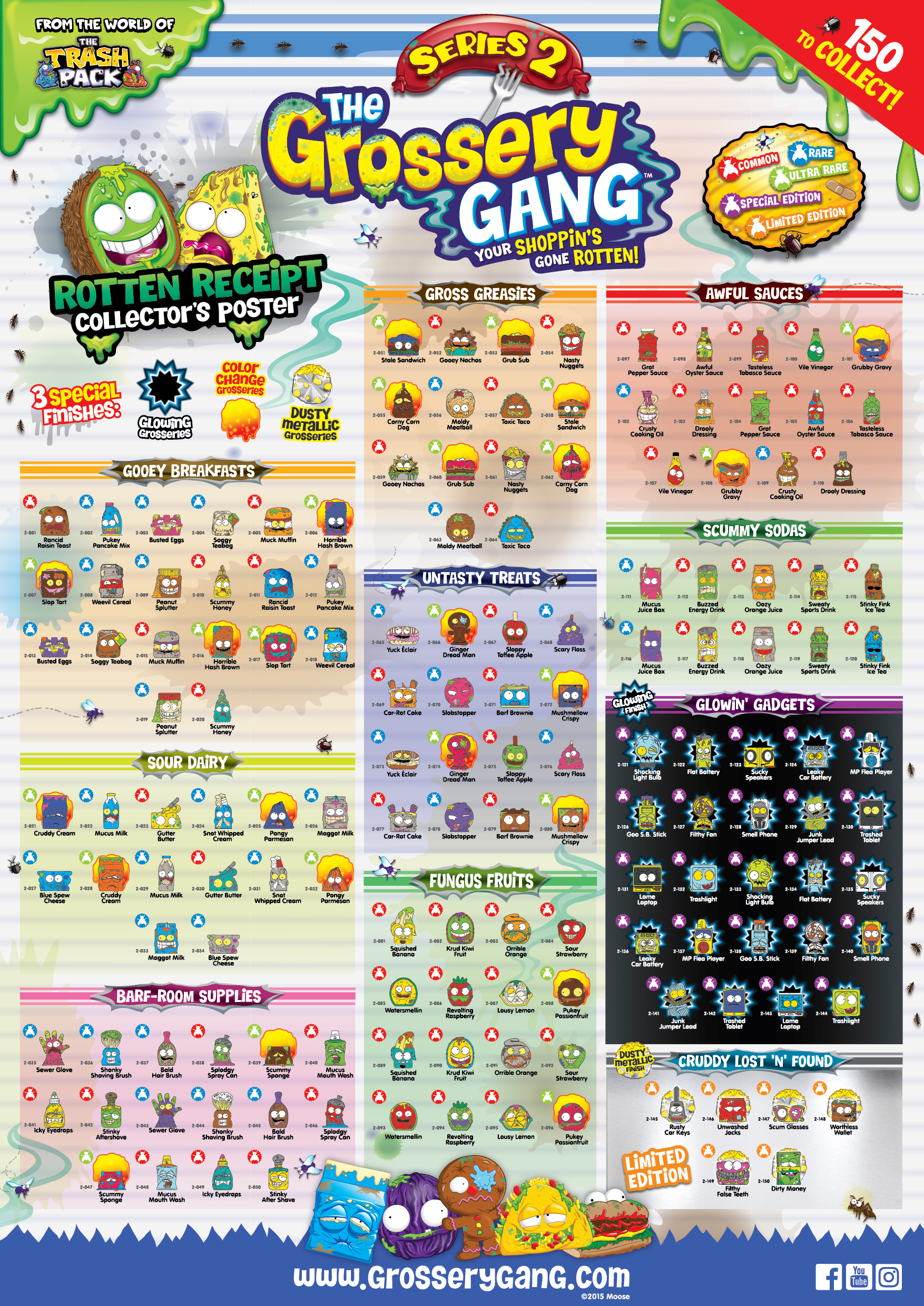 grossery gang series 1 list