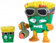 Fungus Fries's Series 4 action figure unboxed.