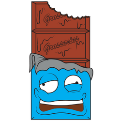 Crusty chocolate bar sale