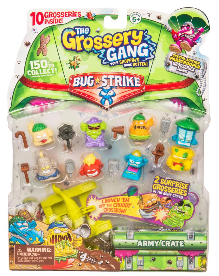 Grossery Gang Bug Strike series 4 wallcrawler paratrooper hair force you choose 