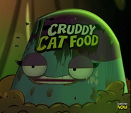 Cruddy Cat Food as seen in the webseries.