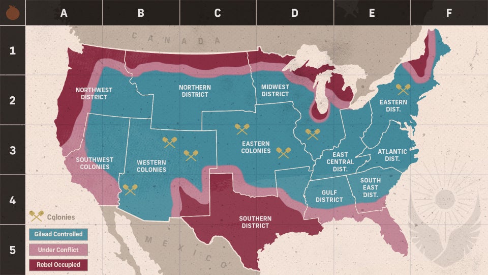 Geography Of Gilead The Handmaid S Tale Wiki Fandom