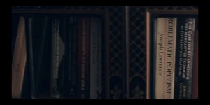 Shelf with more Lawrence books