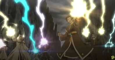 All the Exorcists are using their powers during the .
