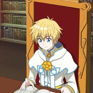 Leon is reading a book.