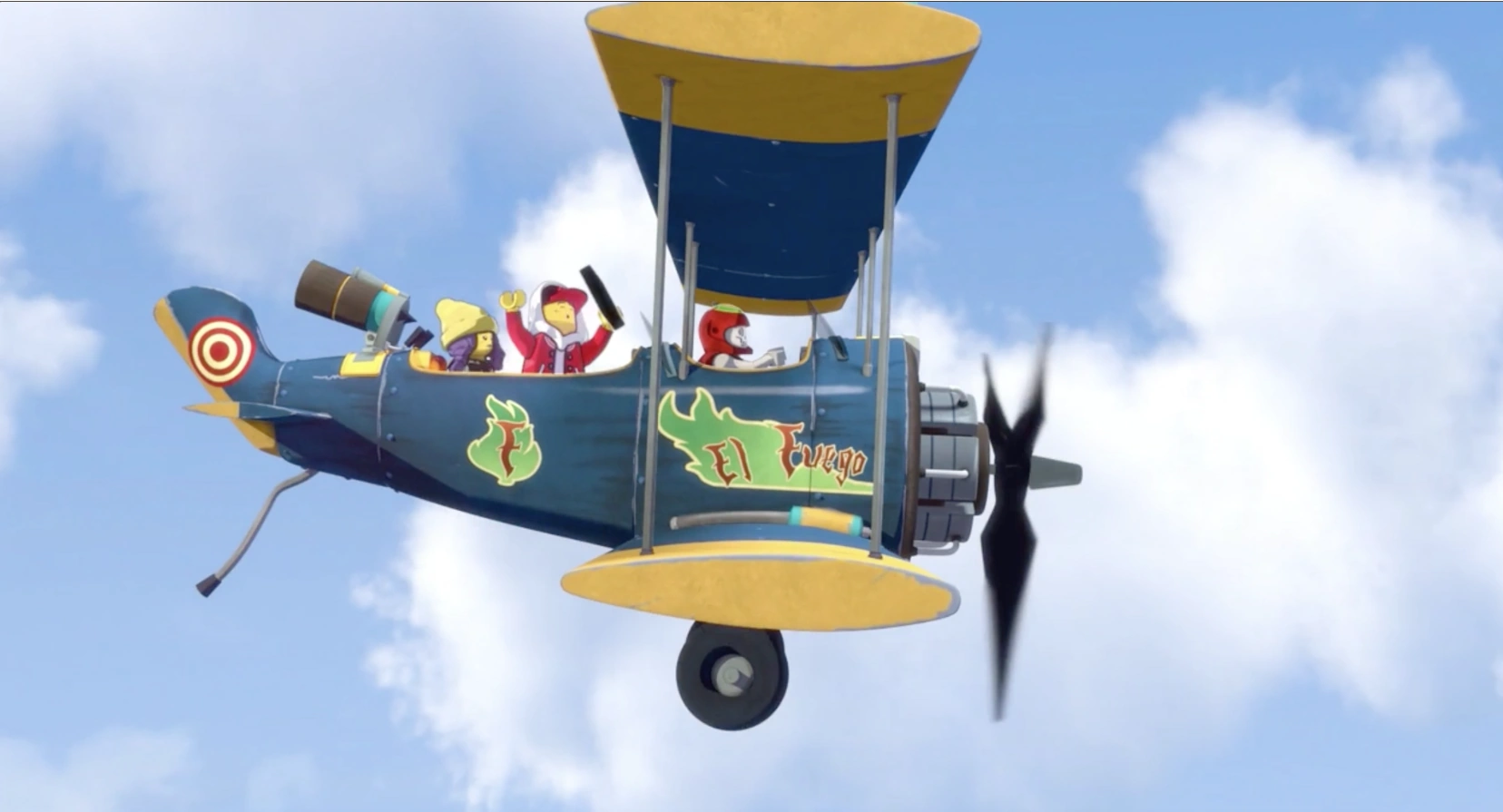 lego hidden side plane