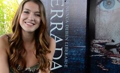 Nathalia Ramos interview in Columbia, talking about "Encerrada" ("Gallows Hill") coming in theaters in August.