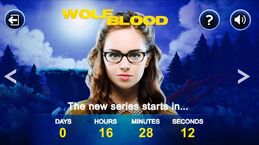 Tweeted by Louisa 4 hours ago: "Anyone else anxiously staring at the #WOLFBLOOD season 3 countdown clock? Check it out here: http://www.bbc.co.uk/cbbc/games/wolfblood-countdown … ⏳".