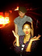 Tweeted by "@QuestionAnders" 18 hours ago: "Young Love at The Rolling Stones Concert last night. @AlexShipppp".