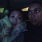 Tweeted by Alexandra on January 30th: "New York with my #dude it's like we can't stop doin the damn thang we sumthin".
