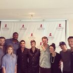 Tweeted by Nathalia: "The team!! So pumped for tomorrow's #lifetimetri South Beach Triathlon with these guys .No…".