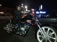 Tweeted by Tasie: "my first ride on motorcycle around LA tonight. It was amazing!Thanks 4 the ride Davo whoever u r".